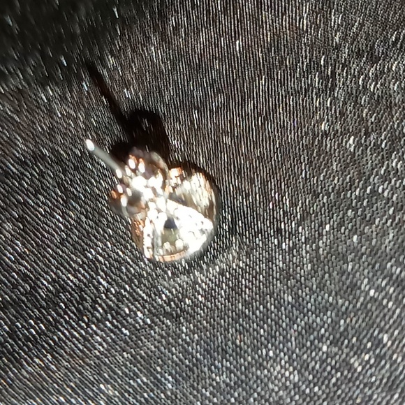 Claire's Blue crystal stud and drop crystal earrings. - Picture 3 of 5